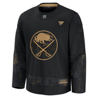 Buffalo Sabres Black 2024 Military Appreciation Practice Jersey