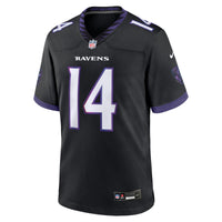 Baltimore Ravens Kyle Hamilton Black Alternate Game Jersey