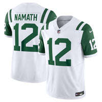 New York Jets Joe Namath White Classic Alternate Retired Player Limited Jersey
