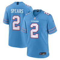 Tennessee Titans Tyjae Spears Light Blue Game Jersey