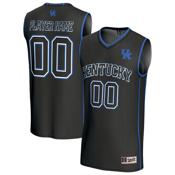 Kentucky Wildcats Lightweight Collegiate Basketball NIL Pick-A-Player Fashion Jersey - Black