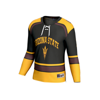 Arizona State Sun Devils Lightweight Hockey Fashion Jersey - Black