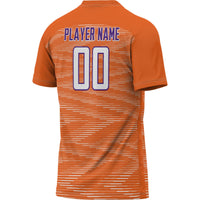 Clemson Tigers Pick-A-Player NIL Lightweight Soccer Jersey - Orange