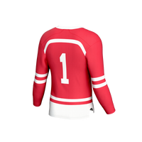 Boston University Lightweight Collegiate Hockey Fashion Jersey - Scarlet