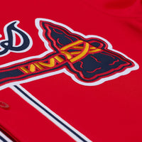 Atlanta Braves Chipper Jones Red 2006 Cooperstown Collection Authentic Jersey