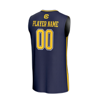 Cal Bears Lightweight Collegiate Basketball NIL Pick-A-Player Fashion Jersey - Navy