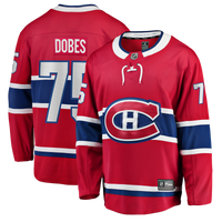 Montreal Canadiens Jakub Dobes Red Home Breakaway Jersey
