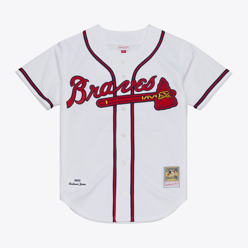 Atlanta Braves Andruw Jones White 2005 Authentic Jersey
