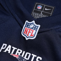 New England Patriots K.J. Britt Navy Team Game Jersey