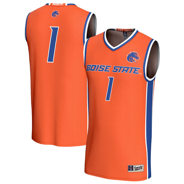 Boise State Broncos Collegiate Basketball Fashion Jersey - Orange