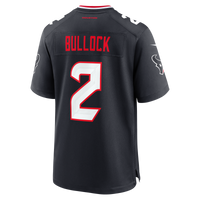 Houston Texans Calen Bullock Navy Team Game Jersey