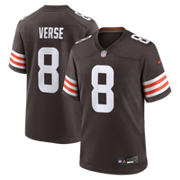 Cleveland Browns Jared Verse Brown Game Jersey