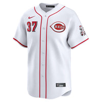 Cincinnati Reds Tyler Stephenson White Home Limited Player Jersey