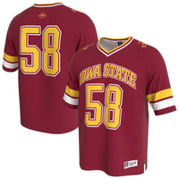Iowa State Cyclones Lightweight Collegiate Football Fashion Jersey - Cardinal