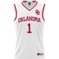 #1 Oklahoma Sooners Lightweight Basketball Jersey - White
