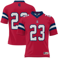 #23 Arizona Wildcats Desert Rising Football Jersey - Red