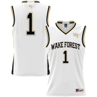 #1 Wake Forest Demon Deacons Lightweight Basketball Jersey - White