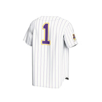 #1 ECU Pirates Lightweight Baseball Jersey - White