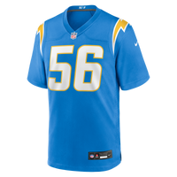 Los Angeles Chargers Kanai Mauga Powder Blue Team Game Jersey