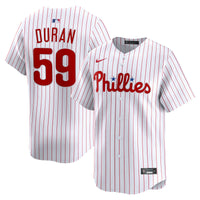 Philadelphia Phillies Jhoan Duran White Home Limited Player Jersey