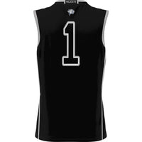 #1 New Hampshire Wildcats Lightweight Basketball Jersey - Black