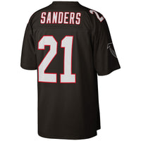 Atlanta Falcons Deion Sanders Black Big & Tall 1992 Retired Player Replica Jersey