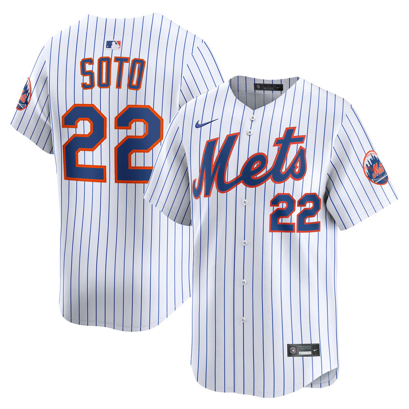 New York Mets Juan Soto White Home Limited Jersey