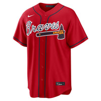 Atlanta Braves Austin Riley Red Alternate 2 Replica Jersey