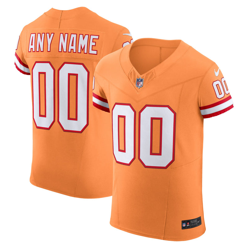 Tampa Bay Buccaneers Orange Elite Custom Jersey