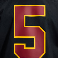 Hail Raiser Washington Commanders Jayden Daniels Black Alternate Game Jersey