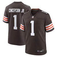 Cleveland Browns KC Concepcion Brown 2026 NFL Draft First Round Pick No. 24 Team Game Jersey
