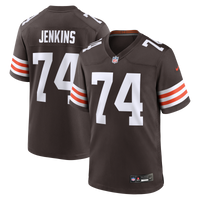 Cleveland Browns Elgton Jenkins Brown Team Game Jersey