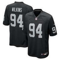Las Vegas Raiders Christian Wilkins Black Team Game Jersey