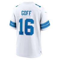 Detroit Lions Jared Goff White Game Jersey