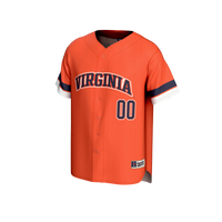 Virginia Cavaliers NIL Pick-A-Player Baseball Lightweight Jersey - Orange