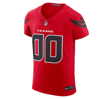 Houston Texans Red Alternate Elite Custom Jersey
