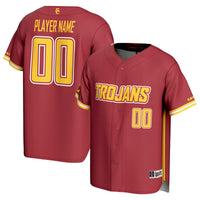 USC Trojans NIL Pick-A-Player Baseball Lightweight Jersey - Cardinal