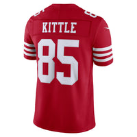 San Francisco 49ers George Kittle Scarlet Team Stitched Limited Jersey