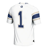 #1 Georgetown Hoyas Football Jersey - White