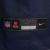 Chicago Bears Ozzy Trapilo Navy Team Game Jersey