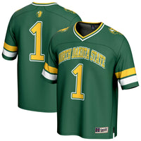 #1 NDSU Bison Lightweight Collegiate Football Fashion Jersey - Green