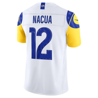 Los Angeles Rams Puka Nacua White Stitched Limited Jersey