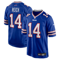 Buffalo Bills Frank Reich Royal Game Retired Player Jersey