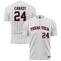 NiJaree Canady Texas Tech Red Raiders Softball Fashion Jersey - White