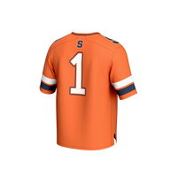 #1 Syracuse Orange Lightweight Collegiate Football Fashion Jersey - Orange