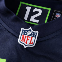 Seattle Seahawks George Holani College Navy Team Game Jersey