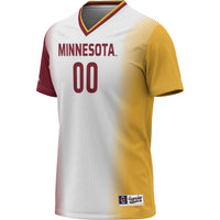 Minnesota Golden Gophers Pick-A-Player NIL Lightweight Soccer Jersey - White