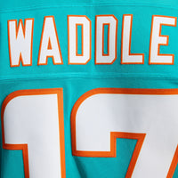 Miami Dolphins Jaylen Waddle Aqua Team Stitched Limited Jersey