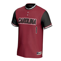 South Carolina Gamecocks Lightweight Collegiate Softball Fashion Jersey - Garnet