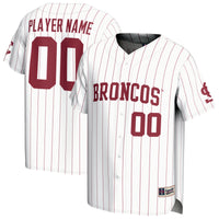 Santa Clara Broncos Lightweight Collegiate Baseball NIL Pick-A-Player Fashion Jersey - White